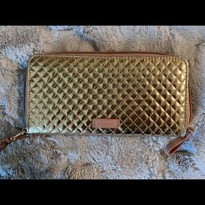 Vera Bradley rose gold wallet
